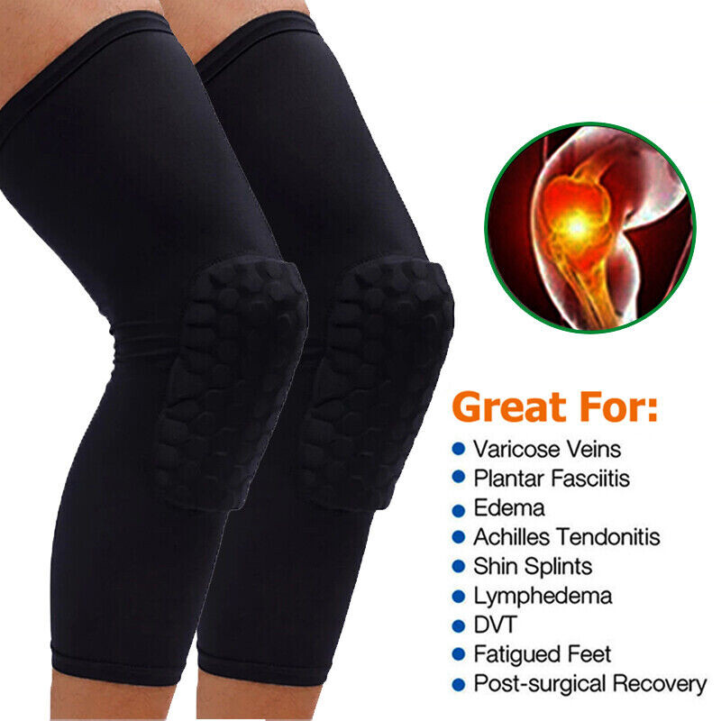 Basketball Knee Pads Compression Leg Sleeve Crashproof Protective Gear Men Women