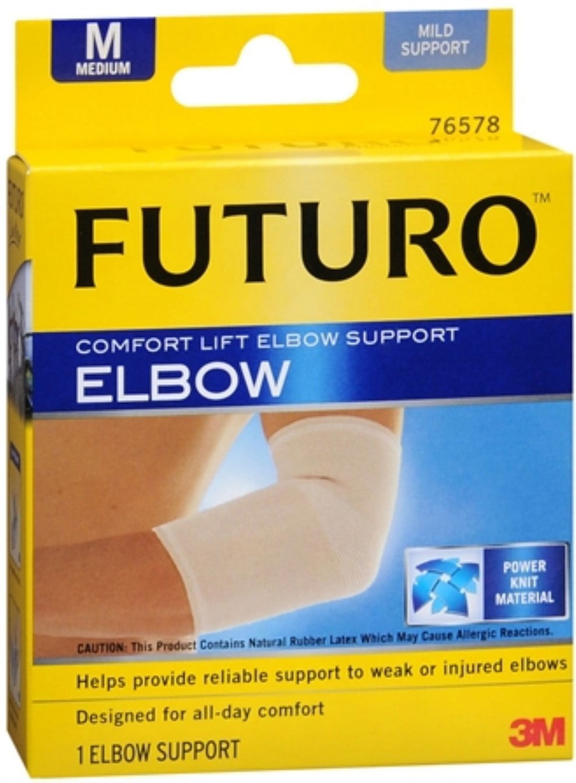 Futuro Medium Comfort Lift Elbow Support 76578 New