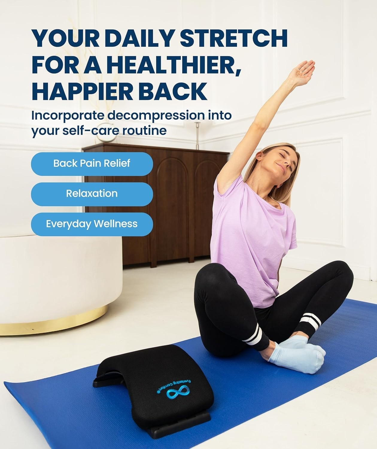 Tabla de soporte lumbar Everlasting Comfort para aliviar el dolor lumbar