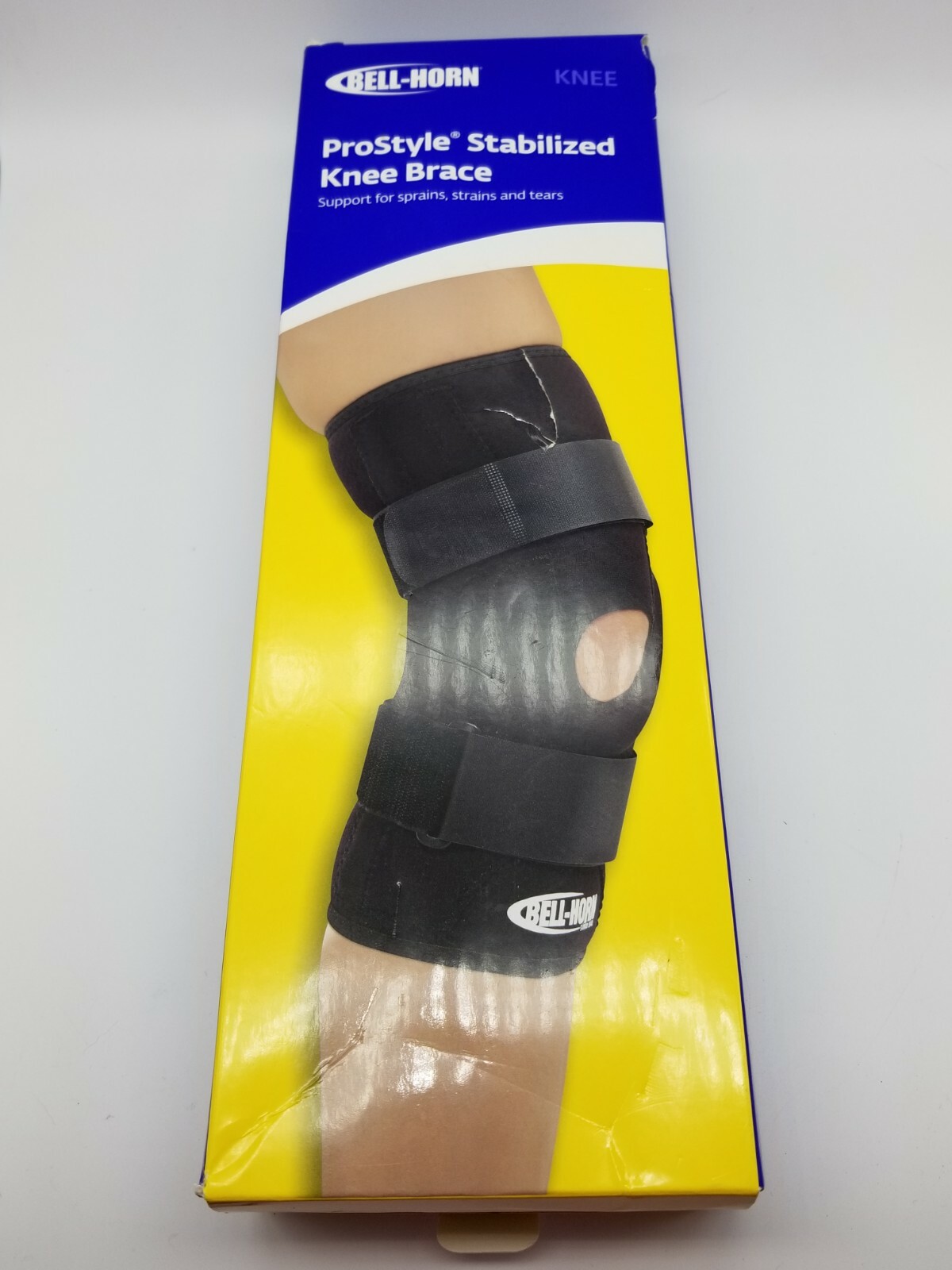 Bell-Horn Pro Style Stabilized Knee Brace with Horseshoe Buttress