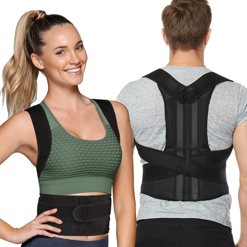 Adjustable Back Brace Straightener for Upper – Lower Back Pain Relief Men&Women