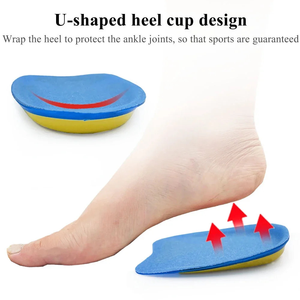 Silicone Heel Cups for Heel Spur Pain Relief Plantar Fasciitis Support Foot Heel