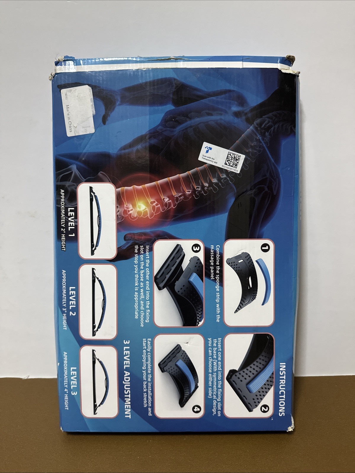 Back Stretcher for Lower Back Pain Relief, Back Cracker Board