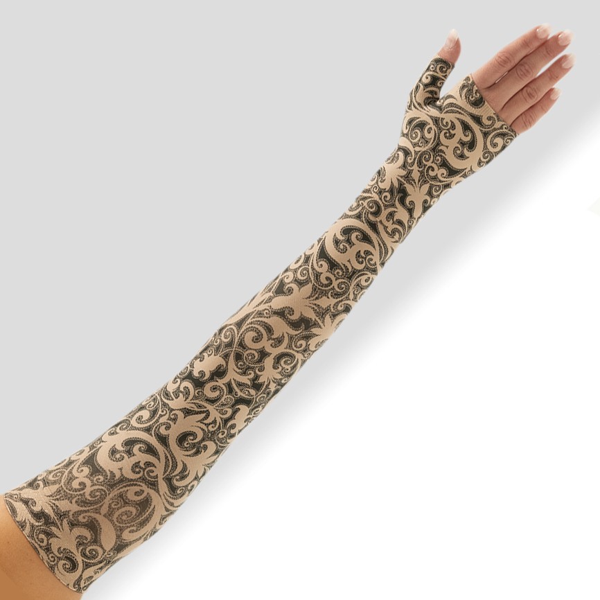 WANDERING VINE Dreamsleeve Compression Sleeve by JUZO, Gauntlet Option, ANY SIZE