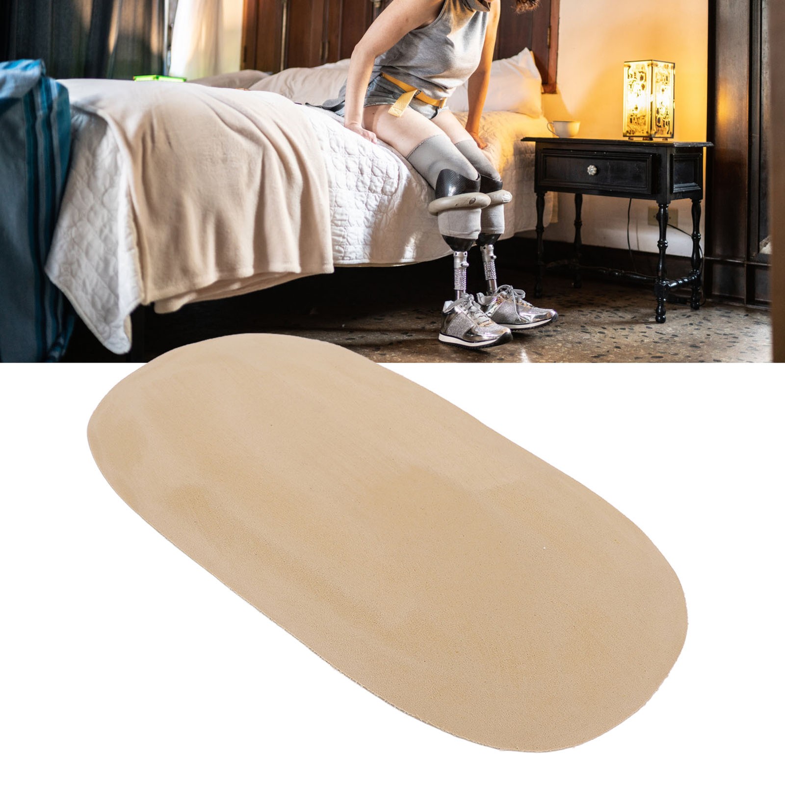♡ Amputee Prosthetic Liner Patch Reduce Friction Prevent Skin