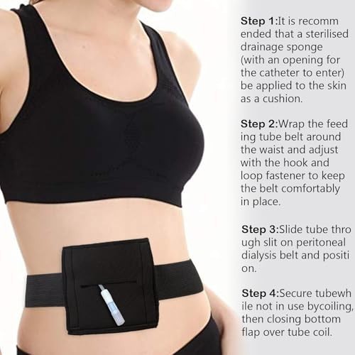 2PCS Breathable G Tube Belt for Gastrostomy & Dialysis – Comfortable & Concealed