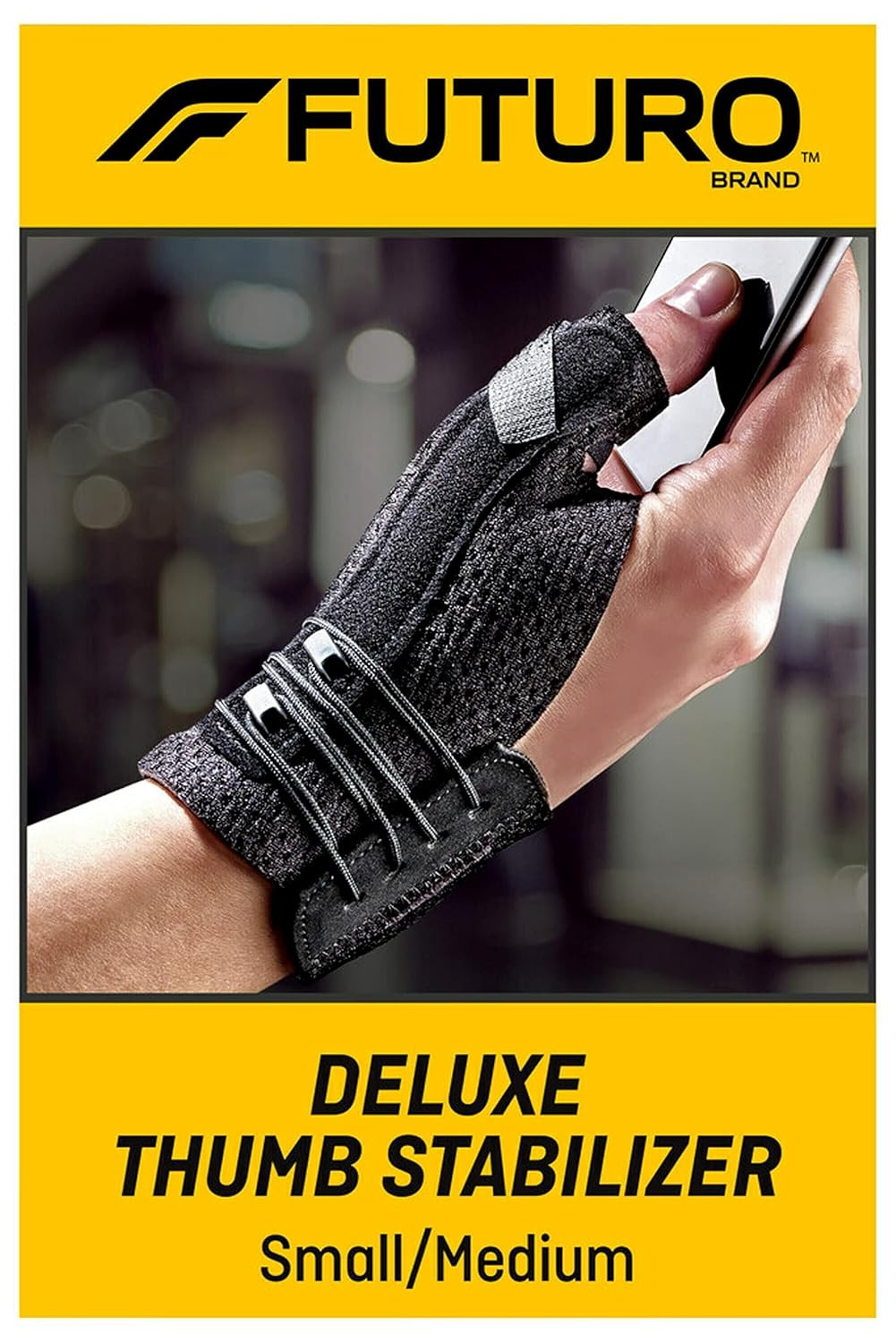 Futuro Deluxe Thumb Stabilizer, Left or Right Hand, Small/Medium Size, Adjustabl