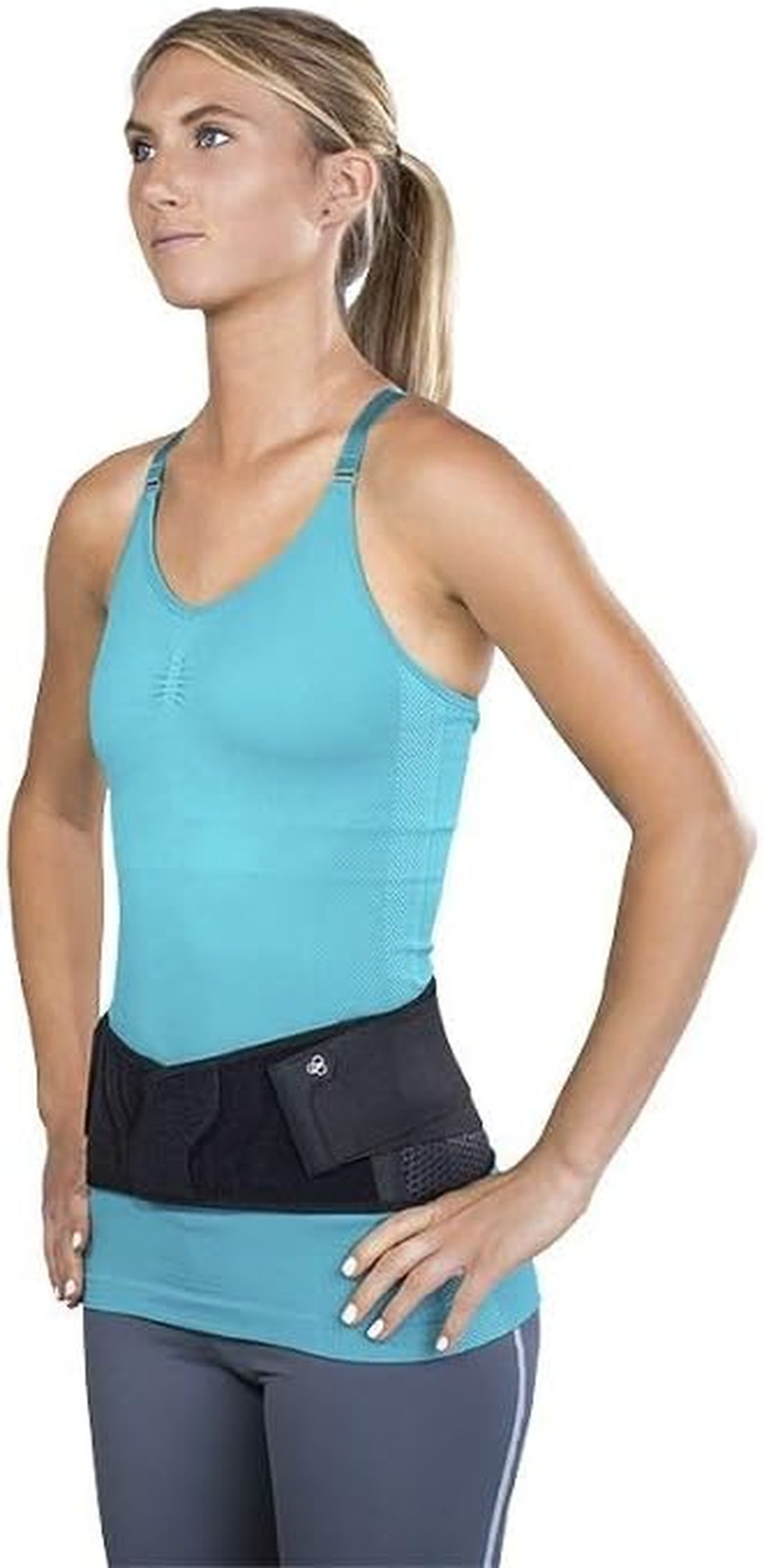 BIONIC Wrap-Around Back Support Brace, Low Back Pain Support, Adjustable Compres