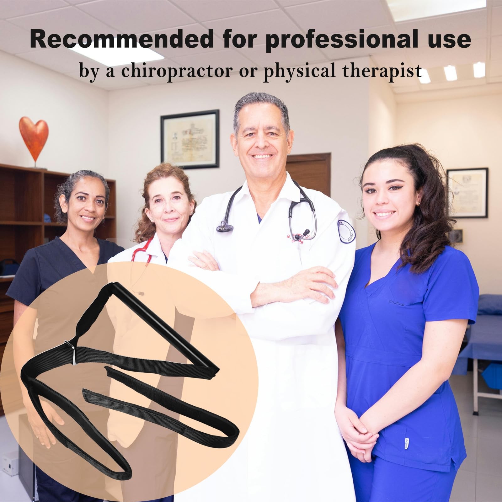 Neck Traction Device – Cervical Spine Decompression, Neck Pain Relief, Adjust…