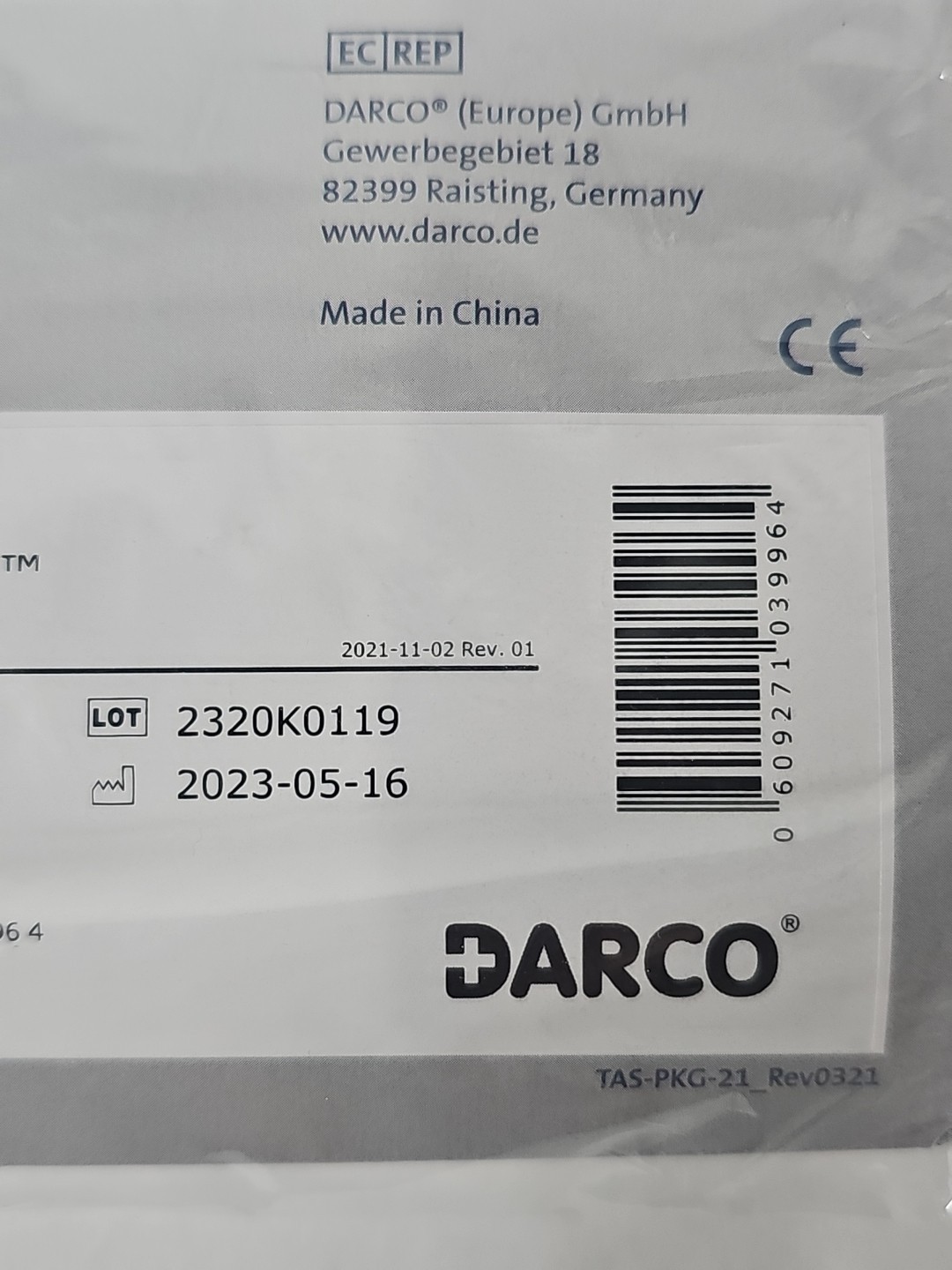 Darco Toe Alignment Splint for Hallux Valgus, Hammer Toe, Tailor’s Bunion TAS