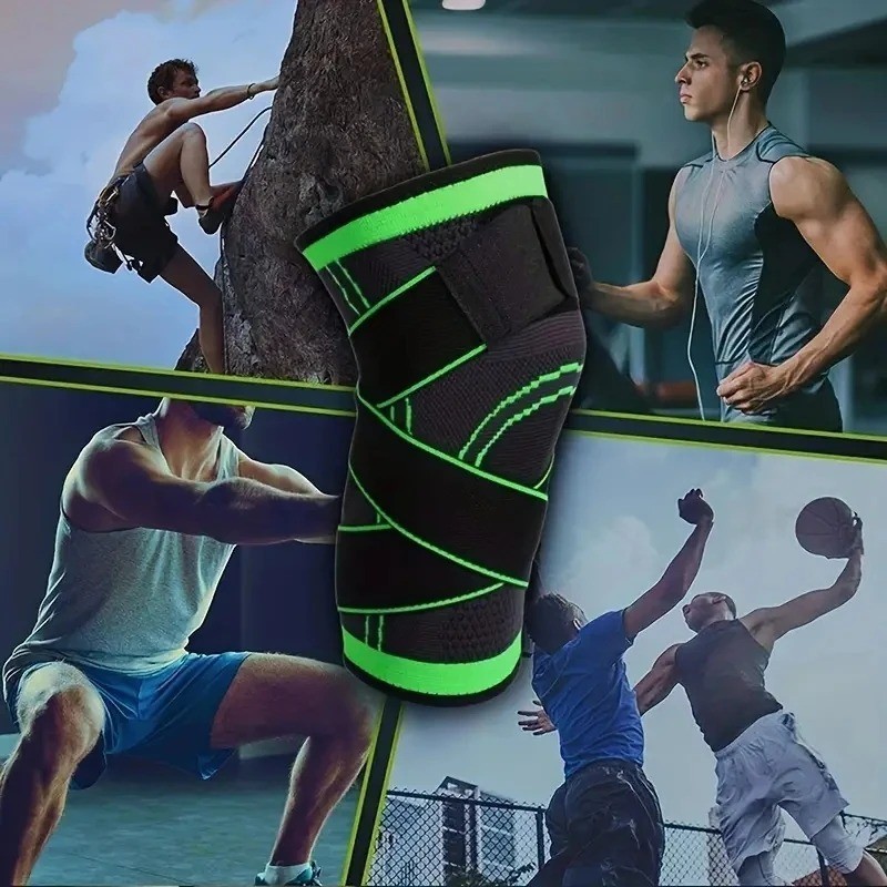 1PC Compression Knee Brace Breathable Support Sleeve for Gym Running Sports