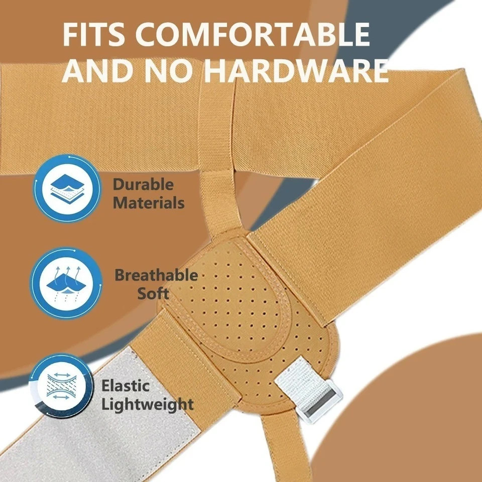 Single Hernia Support Belt Inguinal Groin Hernia Pain Relief Truss Brace Unisex