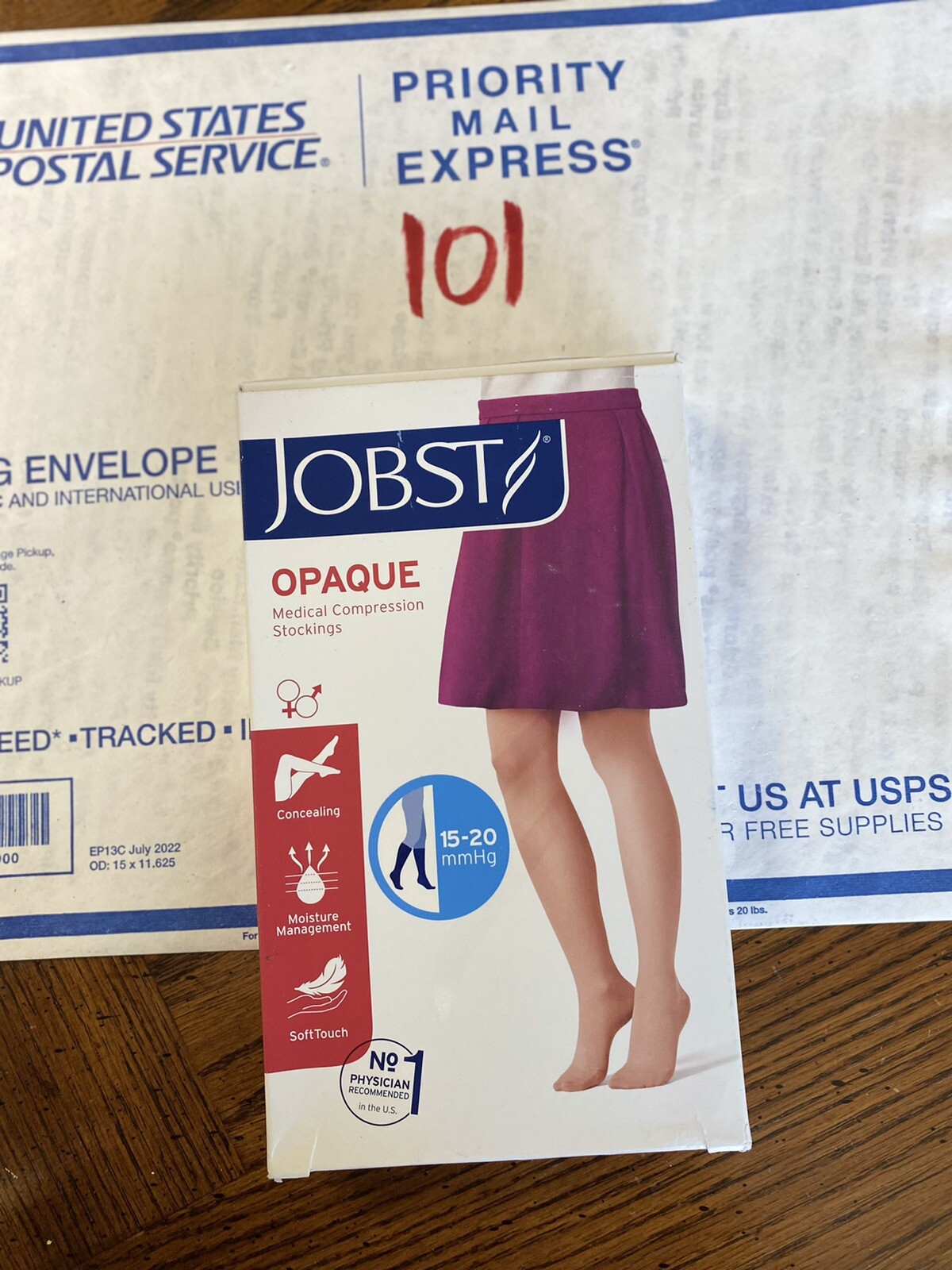 Jobst Opaque SoftFit Closed Toe Knee high – small 15-20mmHg