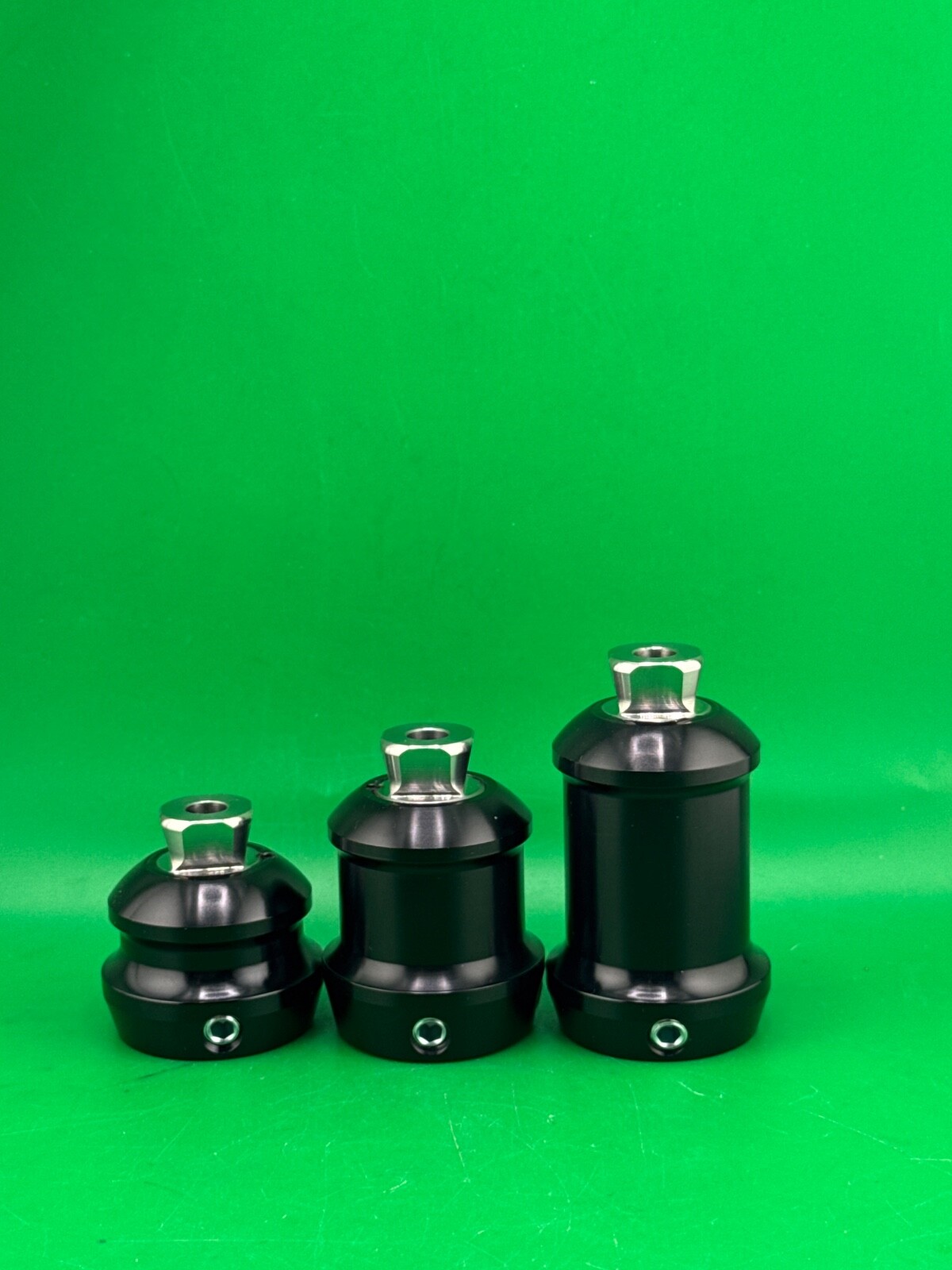 Prosthetic black female receiver & male pyramid prosthetic adapter. New