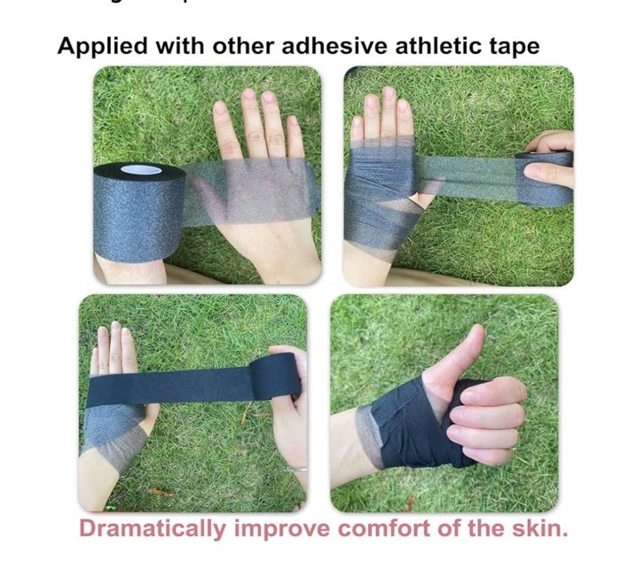 Admit Pre Wrap Tape Athletic , Foam Underwrap, 3rolls