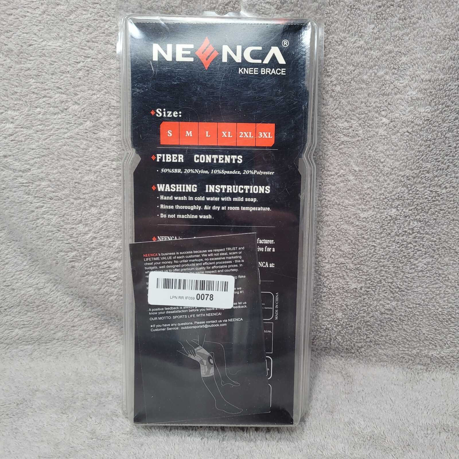 NEENCA Sports Series Hinged Knee Brace Support [HX042] Joint Relief Size Small