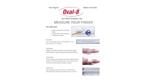 Multi-Size Oval Finger Splints Pack of 3 – Sizes 6, 7, 8 for Joint Support
