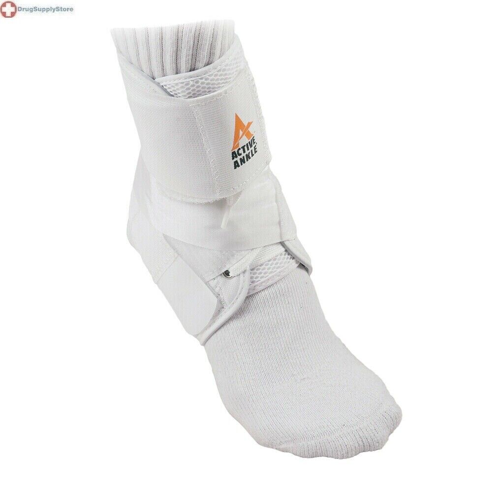 MIL Active Ankle As1 Ankle Brace, White, X-small