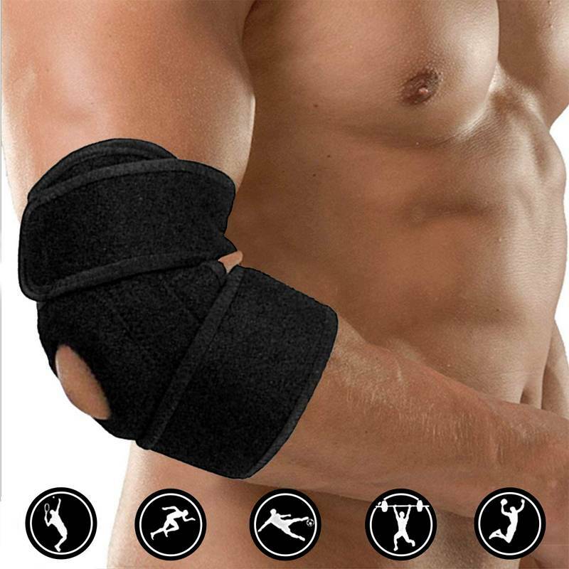 Adjustable Elbow Brace Support Sleeve Arthritis Tendonitis Arm Joint Pain Relief