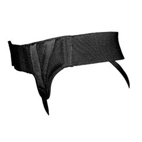Single Hernia Groin Belt Black Inguinal Support Right Adjustable