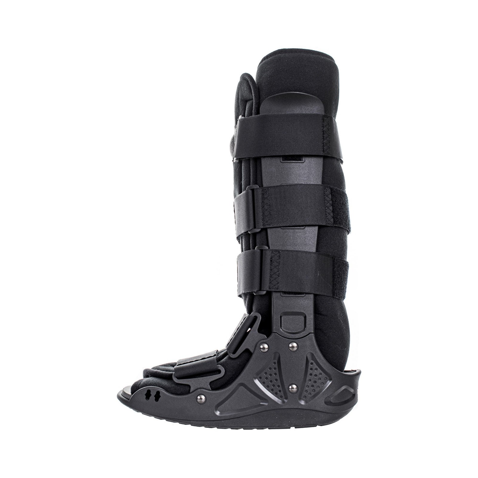 McKesson Black Air Walker Boot Medium Hook and Loop for Either Foot 155-79-95515