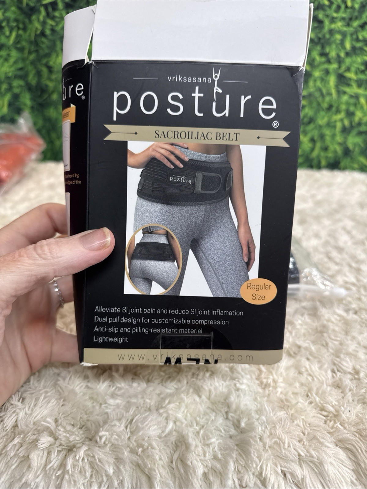 Vriksasana Women’s and Men’s Posture Sacroiliac Hip Belt for Sciatic Relief