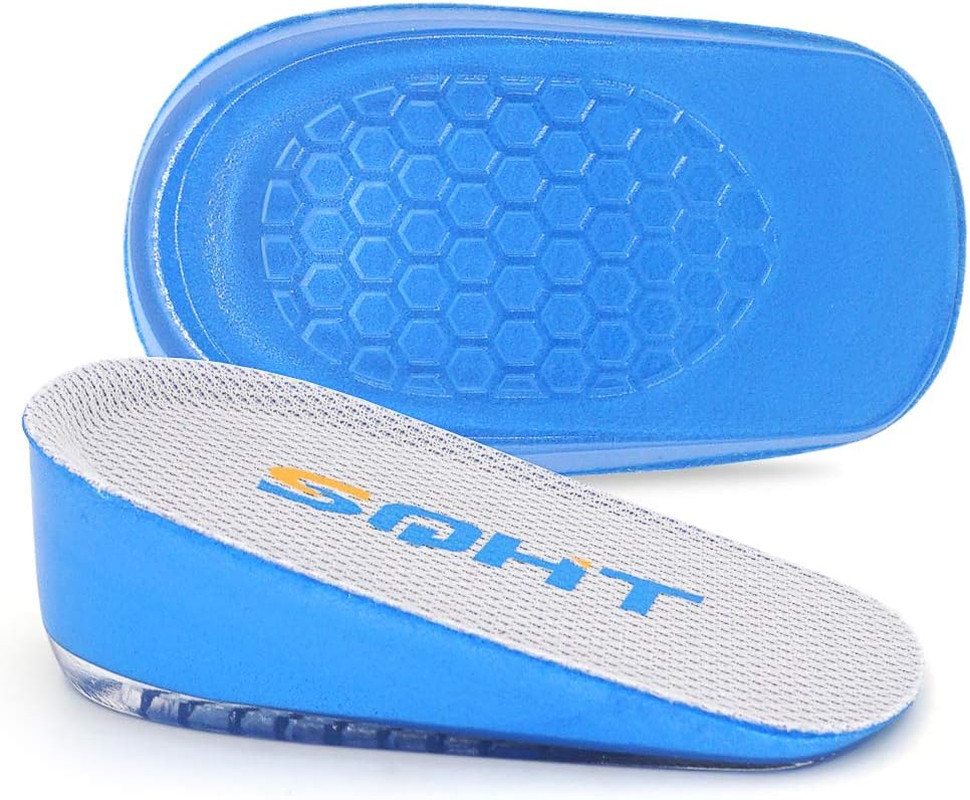 SQHT Heel Lift for Achilles Tendonitis, Heel Pain and Leg Length Discrepancy, Sh