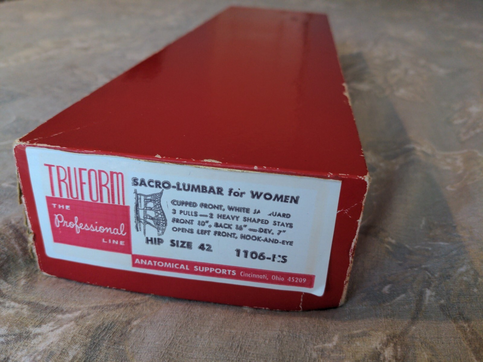 Trueform Sarco Lumbar For Women. New Never Worn Antique Corset In The Box