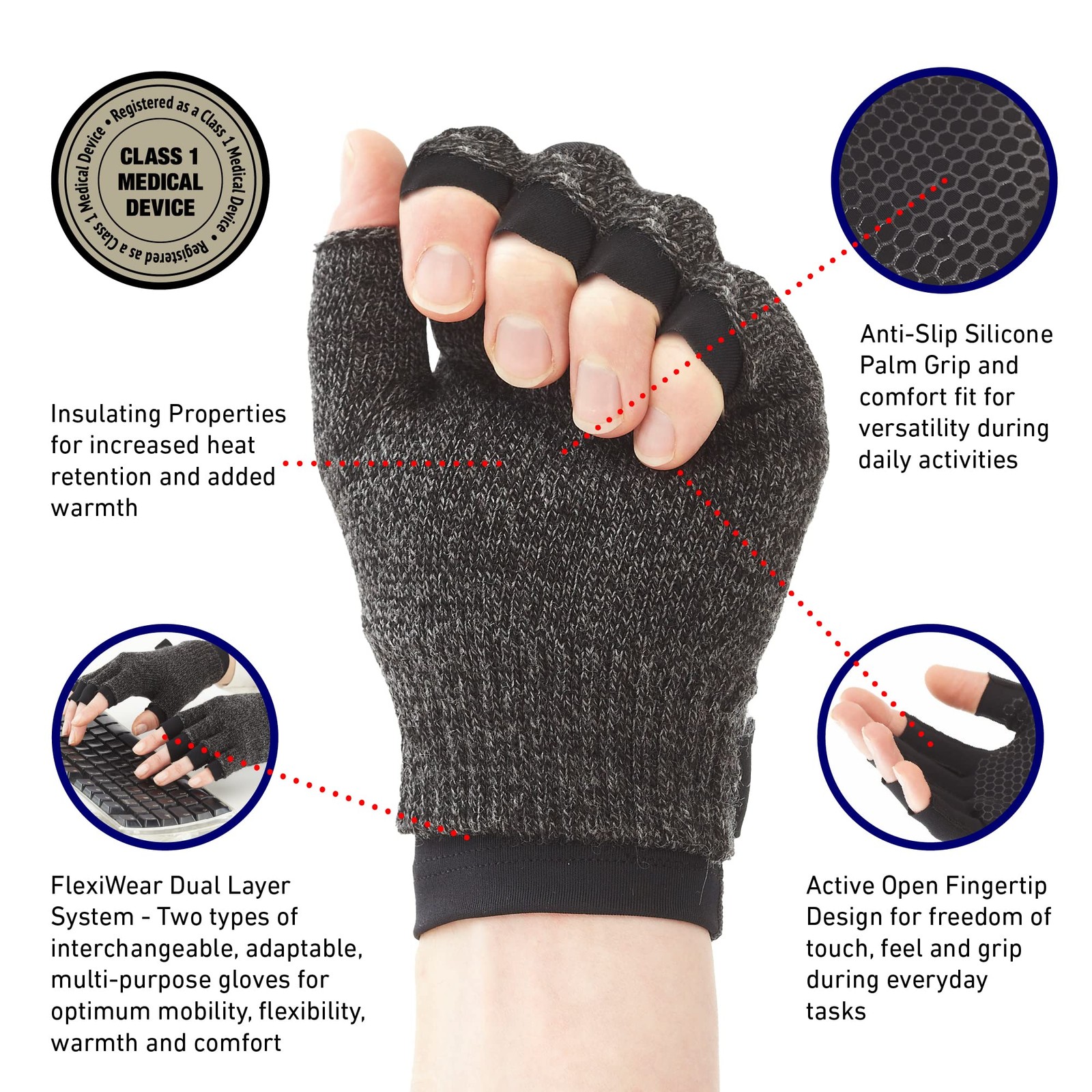 Arthritis Gloves – Compression Gloves for Arthritis for women and men, RSI, J…