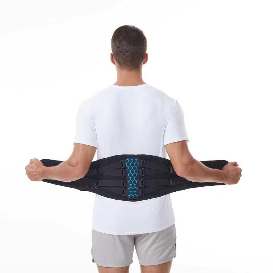 Adjustable Lower Back Brace Lumbar Support Waist Belt For Men Women Pain Relief