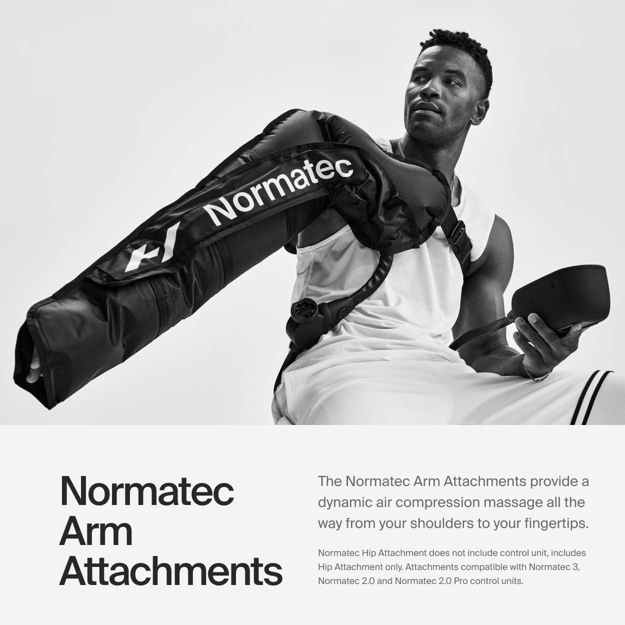Normatec 3 Arm Recovery Attachment Pair by Hyperice
