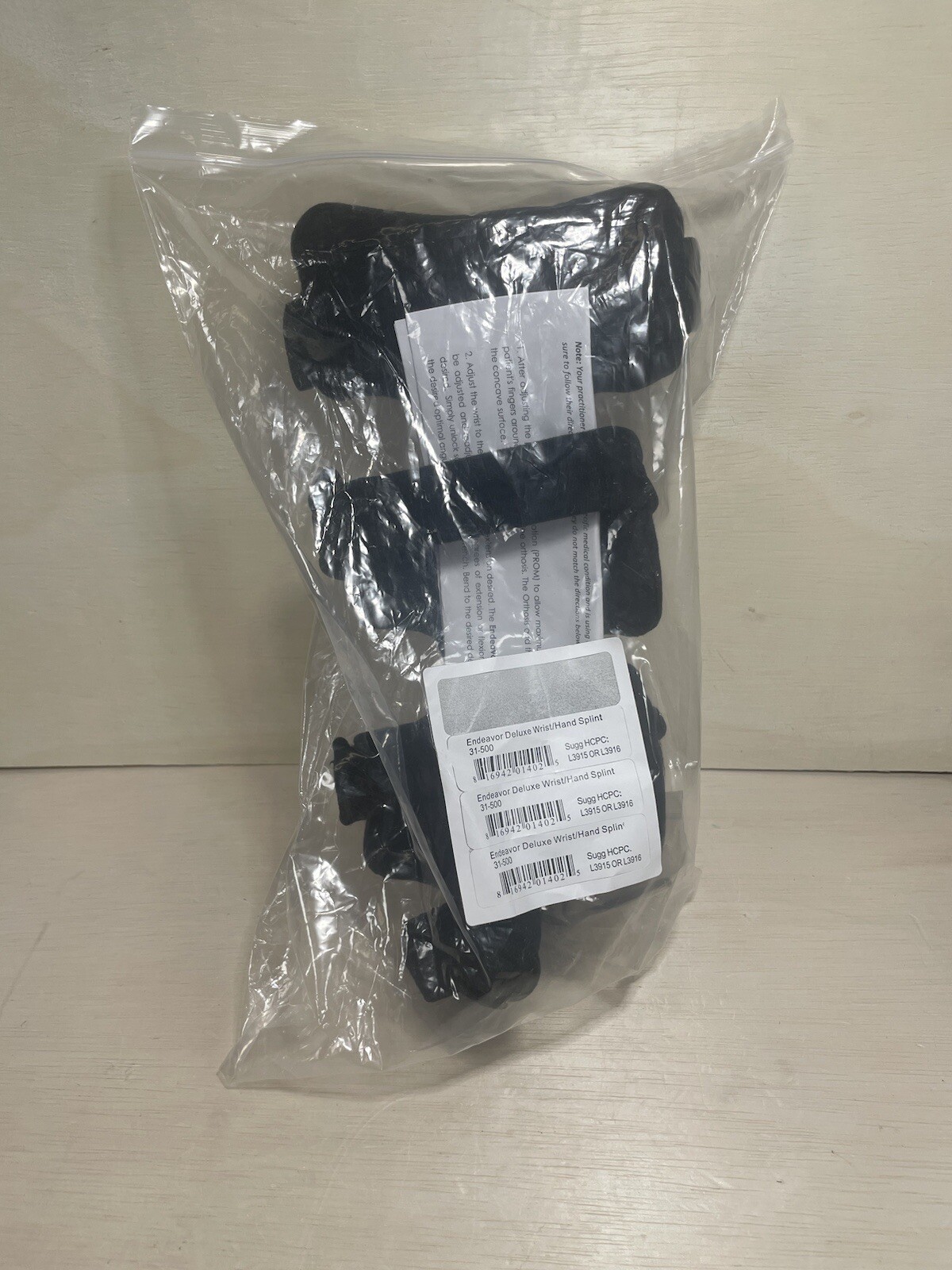 Comfortland Endeavor Deluxe Wrist/Hand Splint Right Or Left Support Brand New
