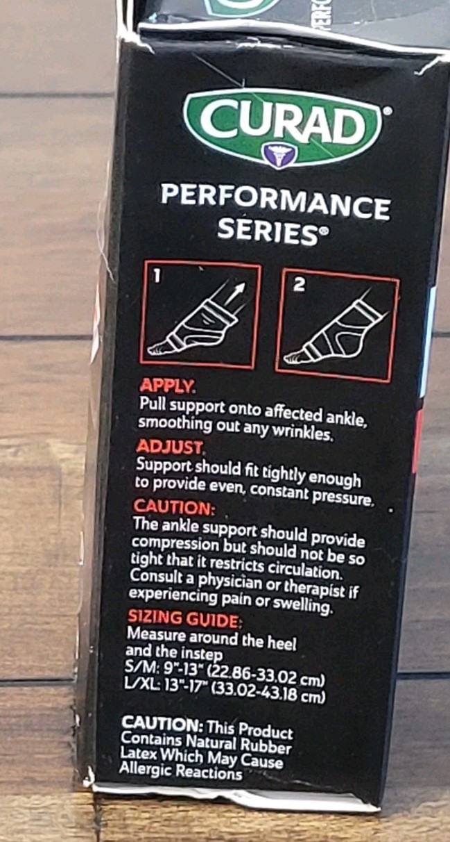 CURAD Performance Series – IRONMAN – Infrared Ankle Support, L/XL
