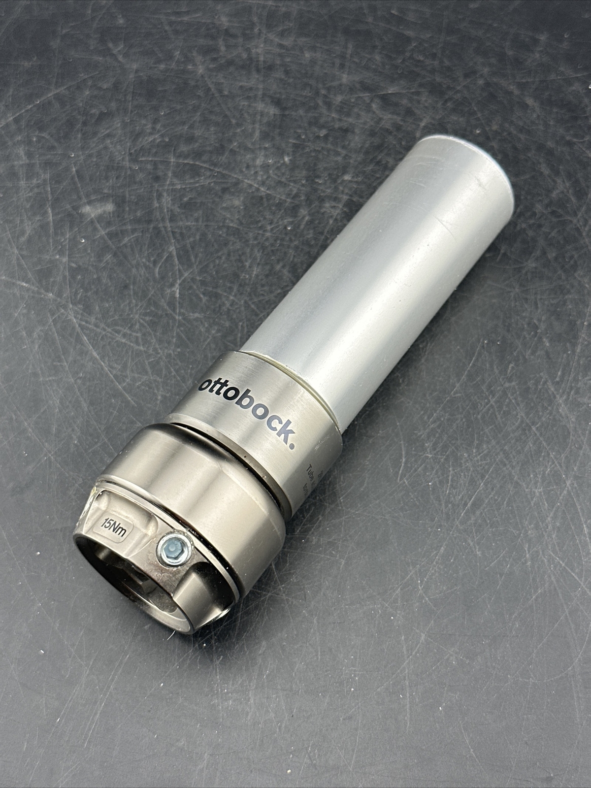 ottobock otto bock 2R67 tube adapter w/ torsion unit. prosthetic adapter