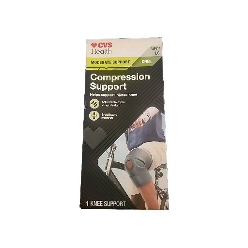 CVS Health Compression Knee Support Breathable Material Size Med/Lg