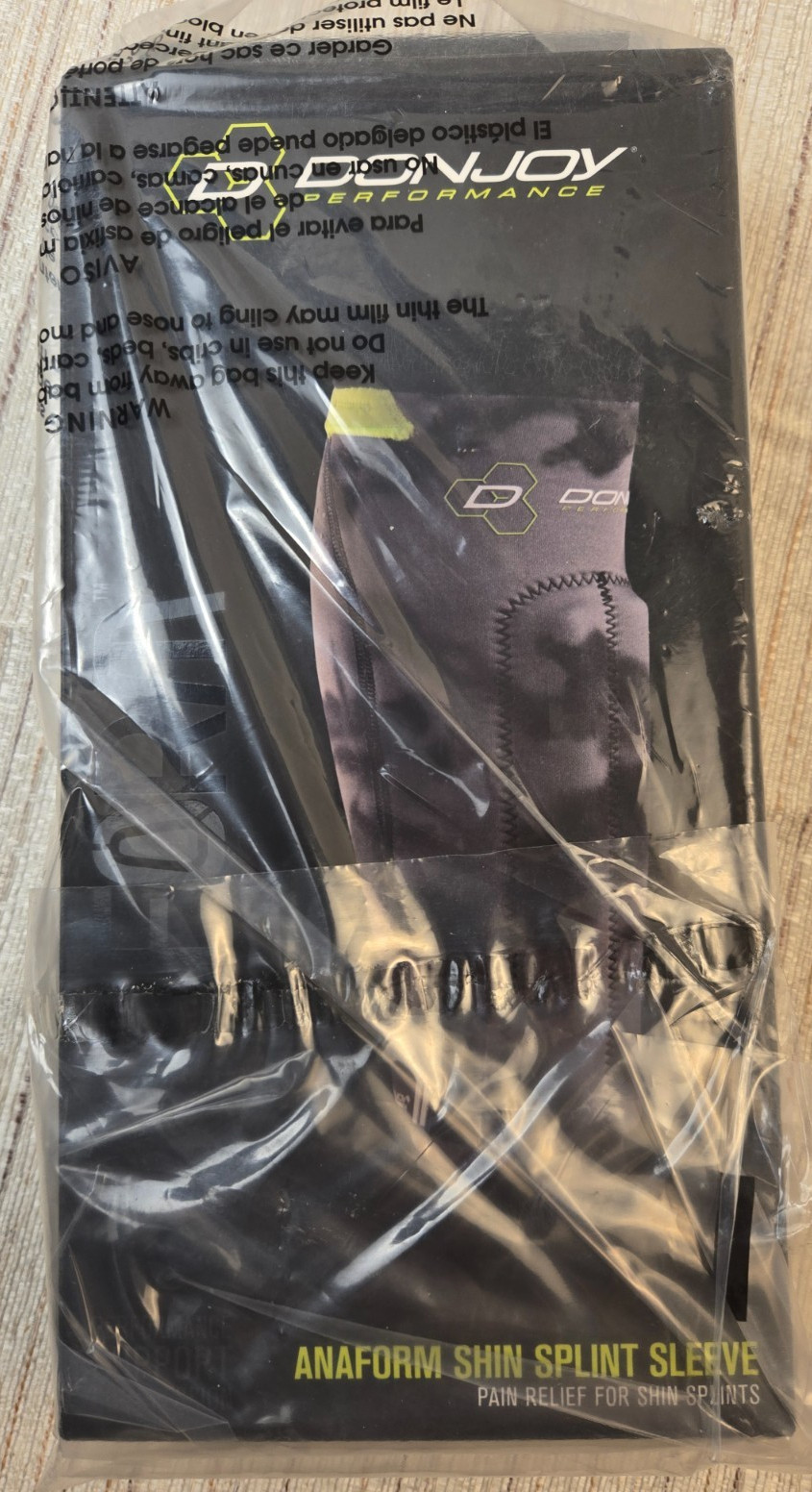 Donjoy Performance Proform Anaform Shin Splint Sleeve Camo Size Large NEW NIB