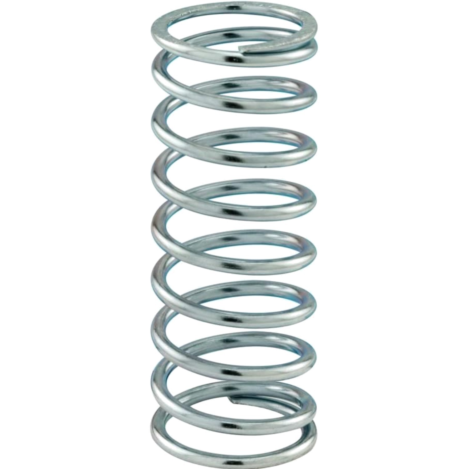 Compression Spring Steel Nickel-Plated 0.105 GA 1-1/8 In x 3 In 2 Pack