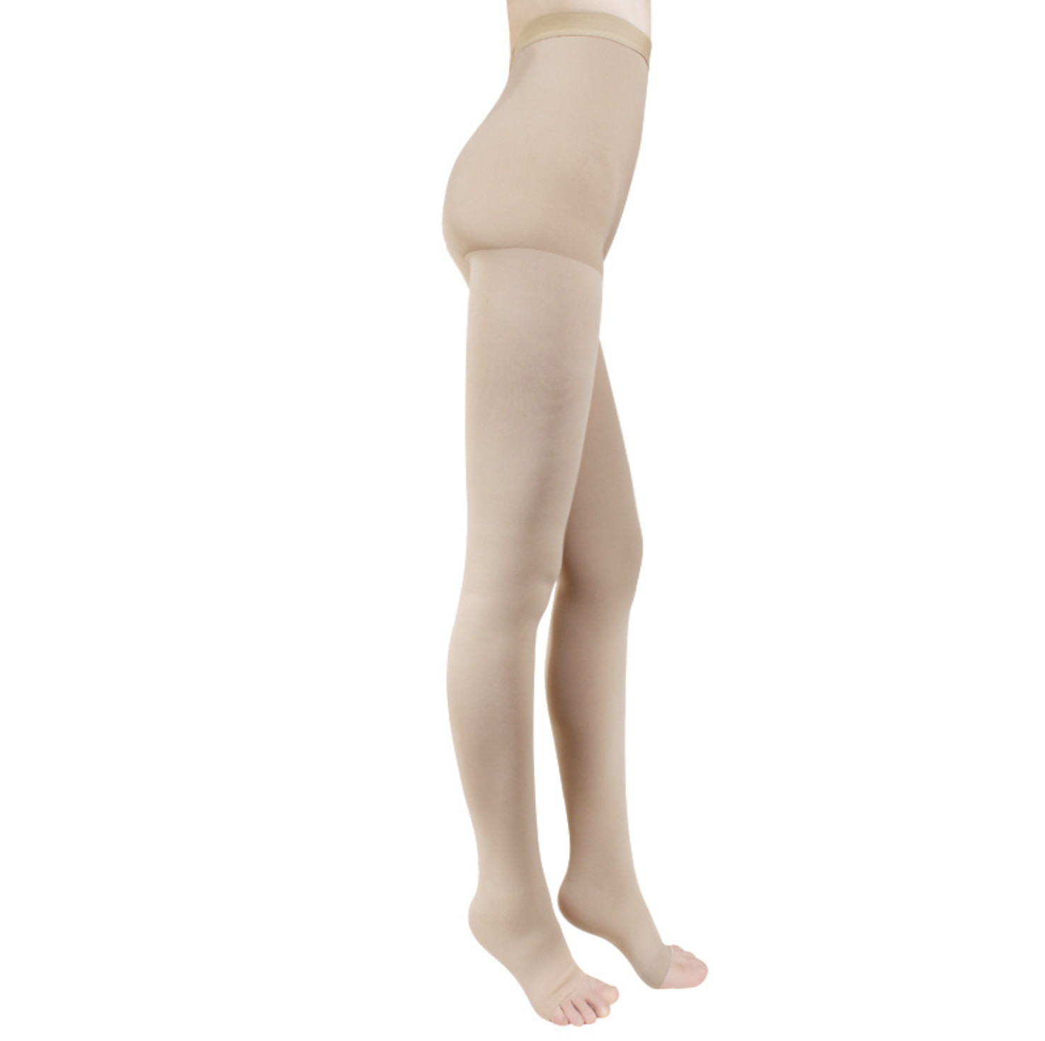 30-40mmHg Compression Pantyhose Stockings Relief Medical Supports Open Toe Socks
