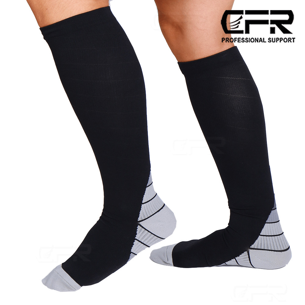 Compression Socks Calf Sleeves Leg Support Brace Anti Fatigue Circulation Unisex