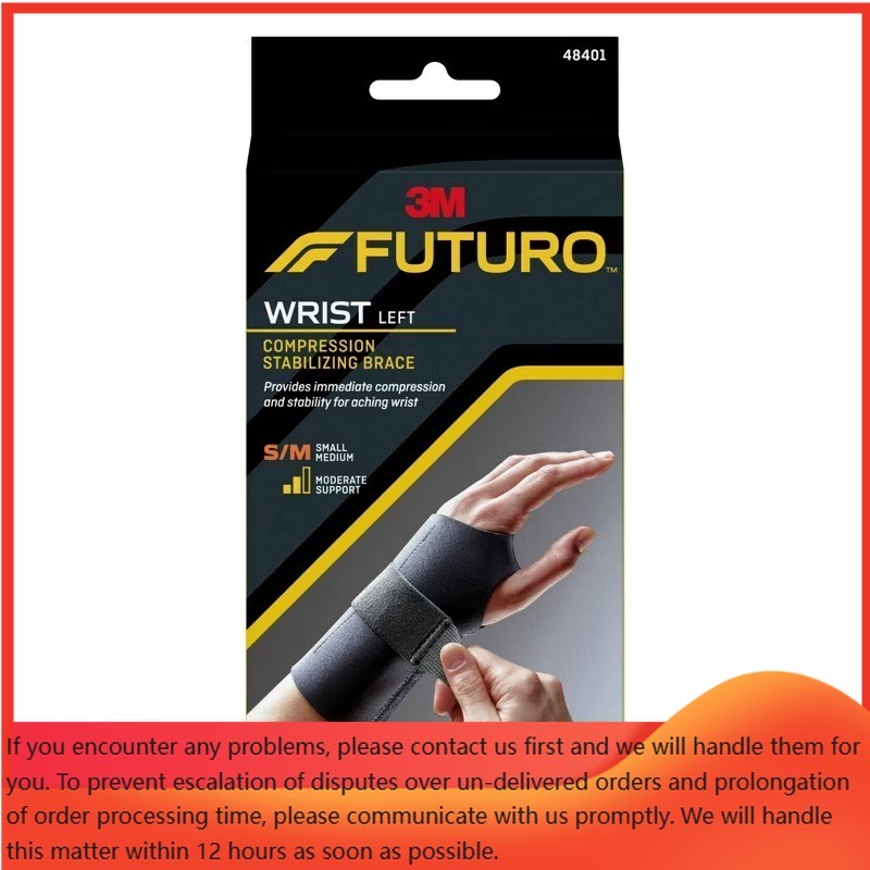 FUTURO Compression Stabilizing Wrist Brace, Left Hand, S/M