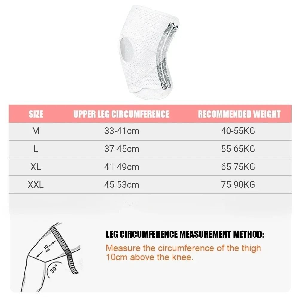 Bareform Knee Brace for Meniscus Support – Adjustable, Patella Stabilizer, Pain