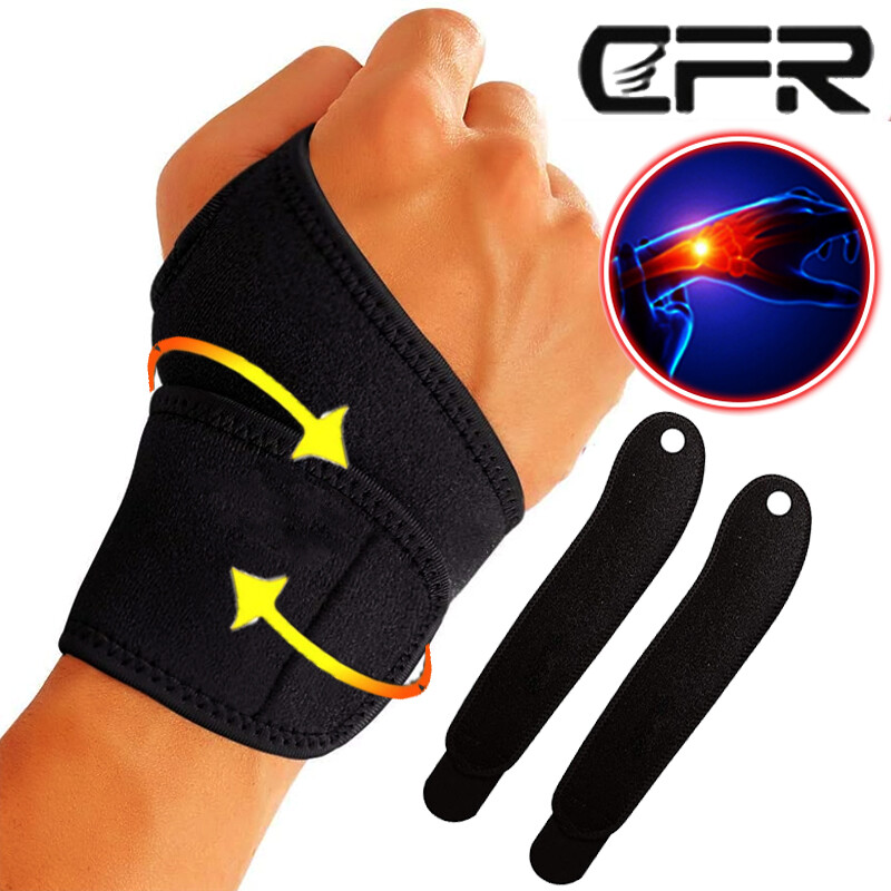 Copper Wrist Support Brace Compression Gloves Carpal Tunnel Hand Arthritis Strap