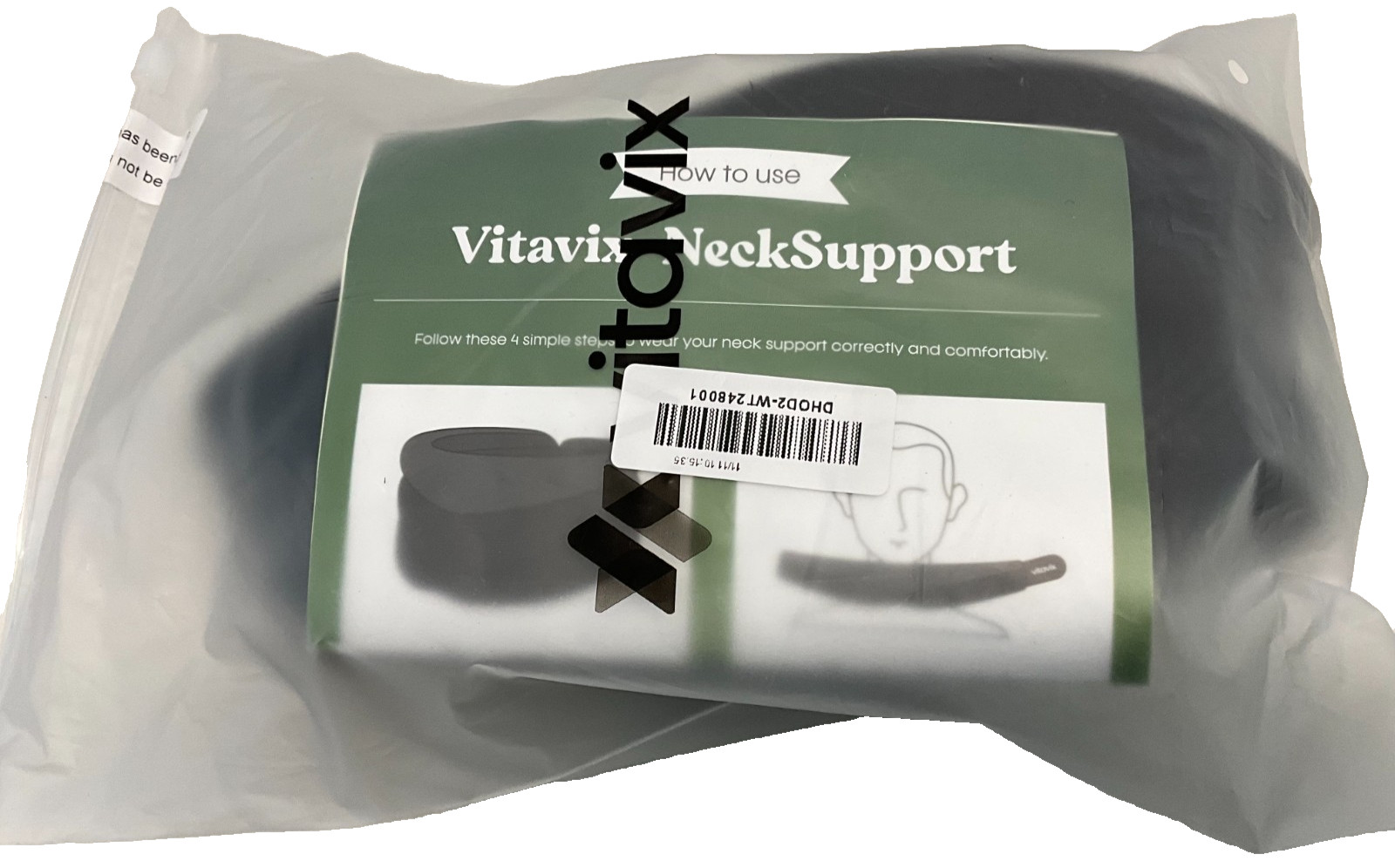 Vitavix Ergonomic Neck Support Brace Pillow Cervical Pain & Snoring Relief