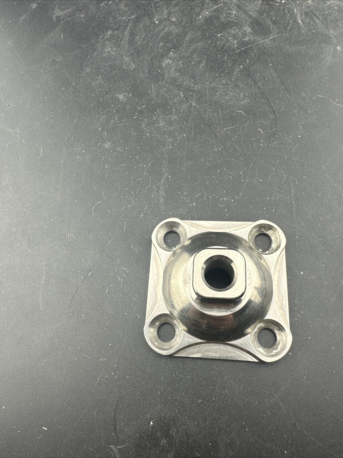 Prosthetic 4 hole pyramid prosthetic plate adapter component Titanium