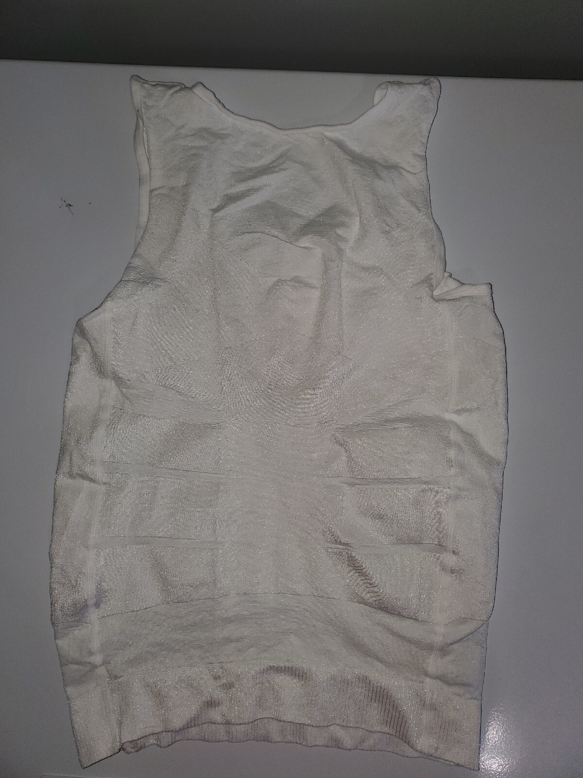 chest/body compression, white, no size, new tanktop