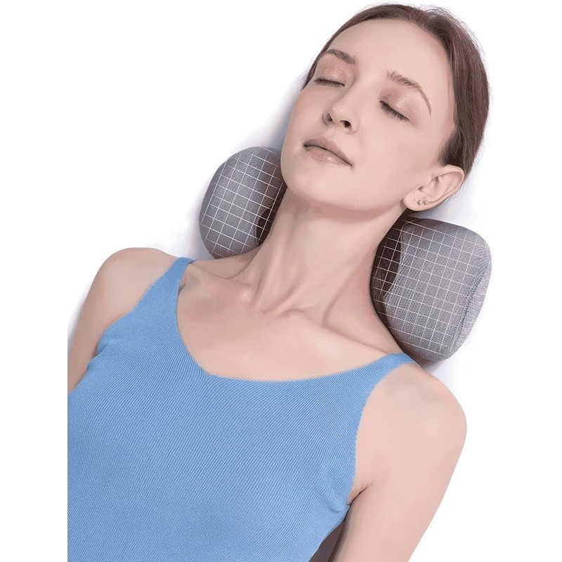 Cervical Traction Device Neck Stretcher Memory Foam Cooling Pain Relief New