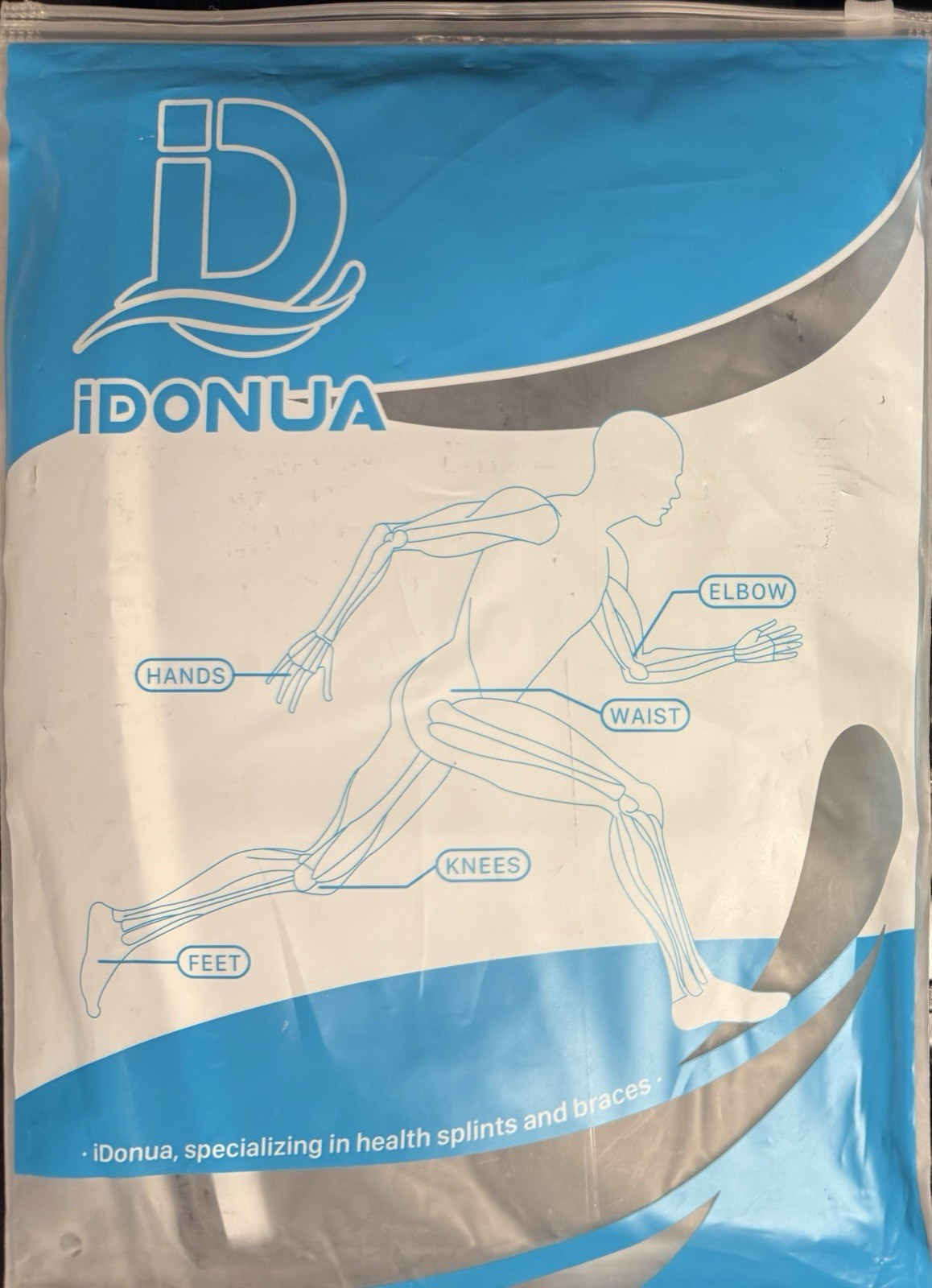 iDonua CALF Compression Sleeve Brace Black L/XL (NEW)