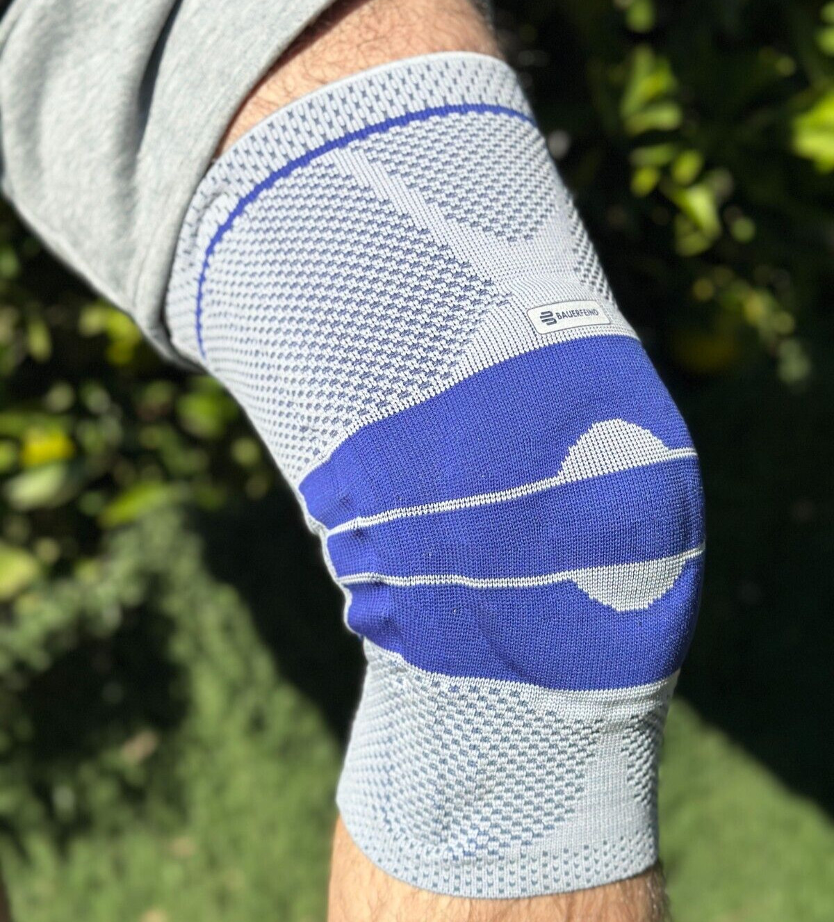 Bauerfeind GenuTrain Size 6 Knee Joint Brace Patella Support Meniscus Sleeve ACL