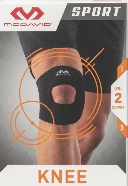 McDavid Sportsmed Knee Support Brace in Black Size L / XL New No Box
