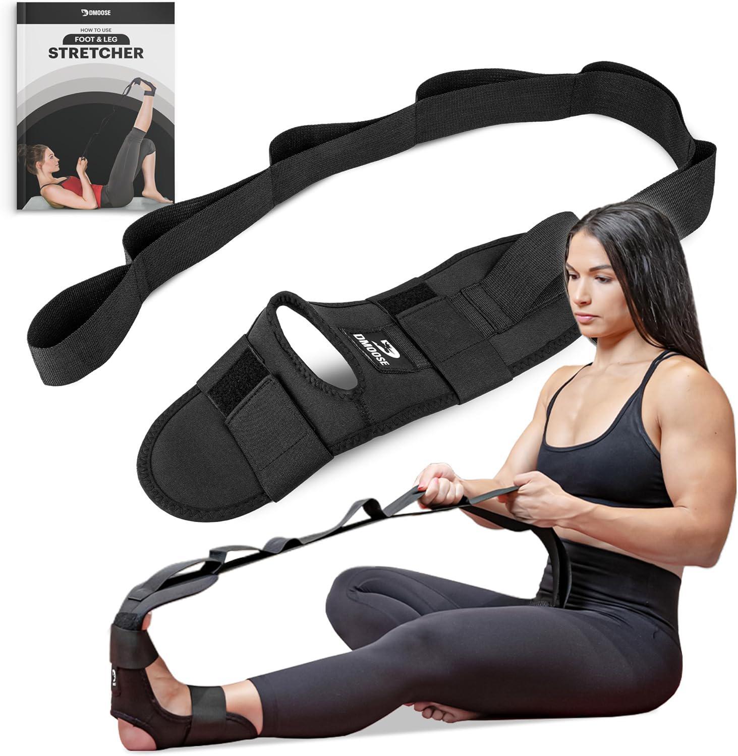 DMoose Calf Stretcher And Foot Stretcher For Plantar Fasciitis – Hamstring Strap